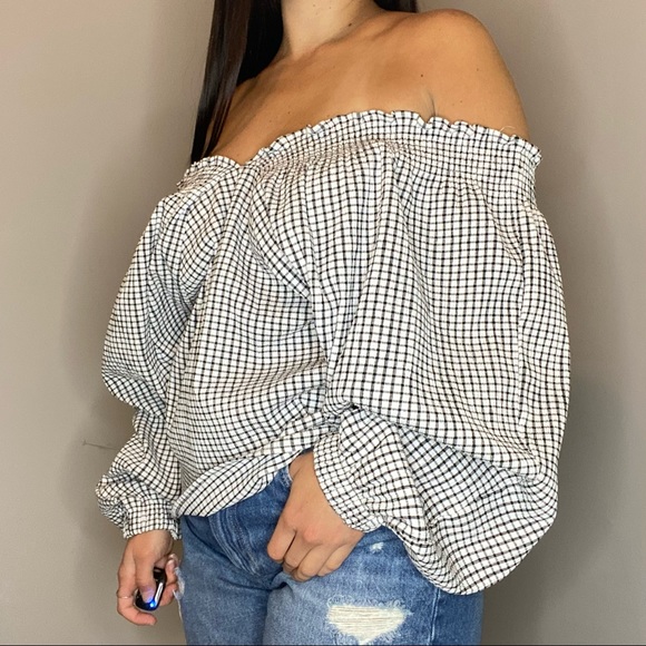 ✨5/$15✨ Zara off the shoulder tunic top size S - Picture 11 of 16